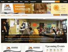 Tablet Screenshot of moorheadschools.org